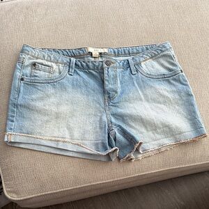 Forever 21 Light Blue Jean Shorts